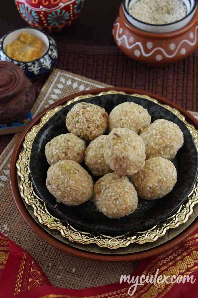 Til Gud Laddu recipe | Sesame Jaggery Ladoo