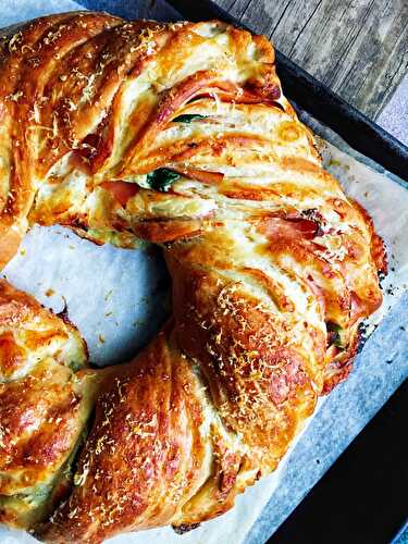 Buffalo Mozzarella And Ham Swirl Bread | My Food Memoirs