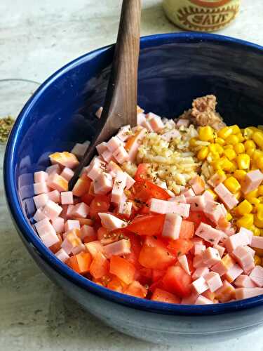 Healthy Brown Rice Salad With Tuna | My Food Memoirs