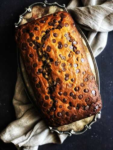 Unforgettably delicious chocolate chip banana bread