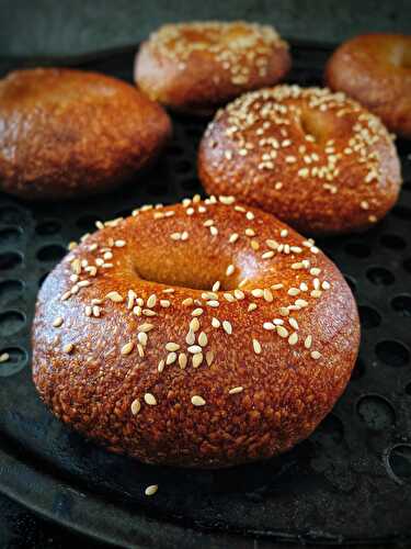 Homemade bagels