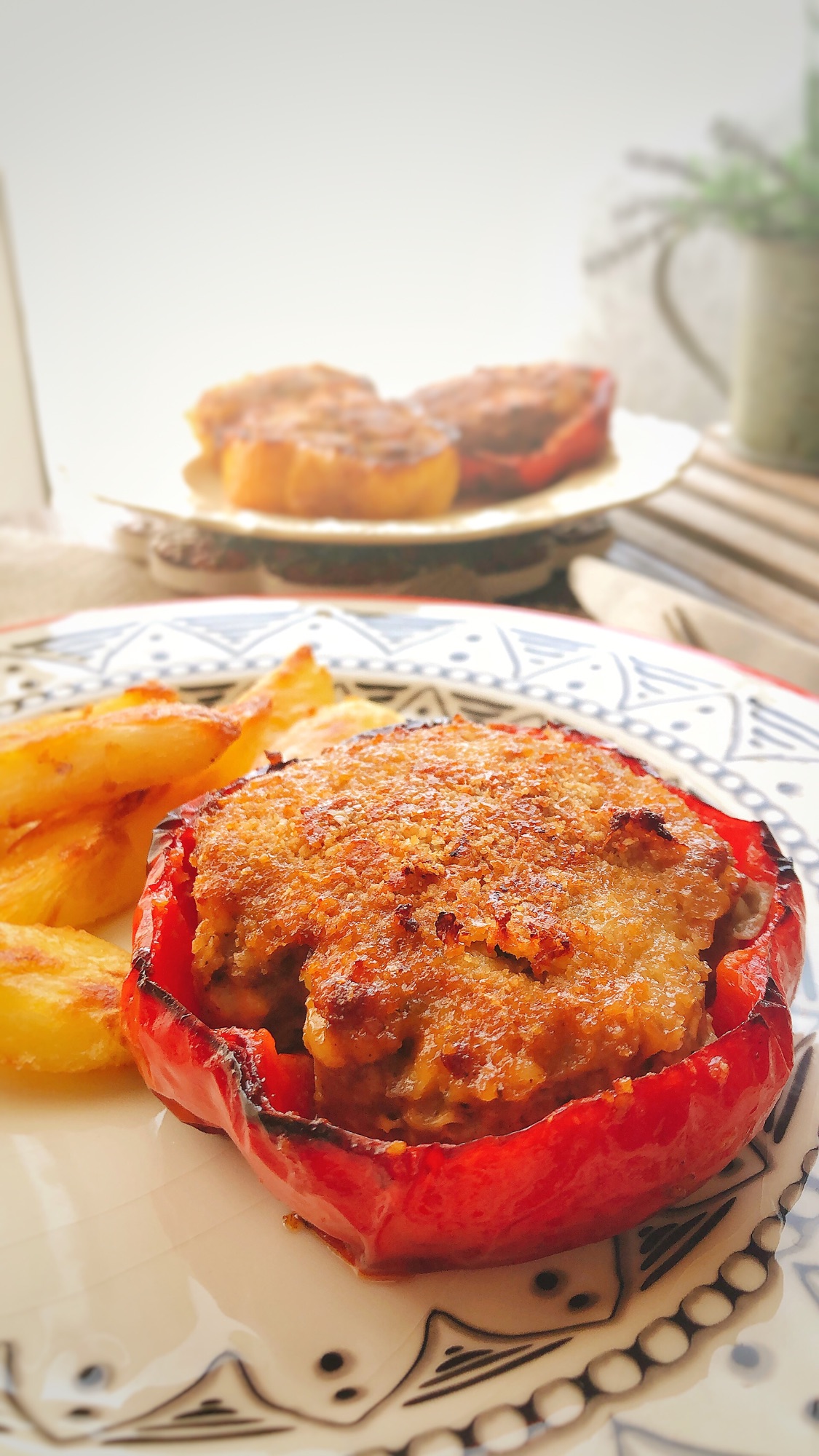 Meat Stuffed Peppers