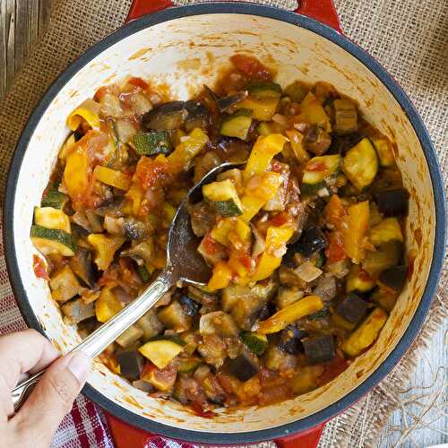 30-min One-pot French Ratatouille