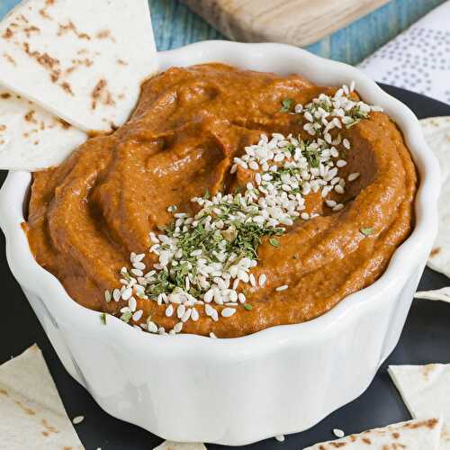 Smoky Roasted Eggplant Dip with Bell Pepper and Walnut