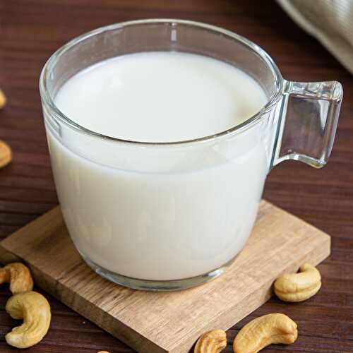 Homemade Cashew Milk (3 ways!)