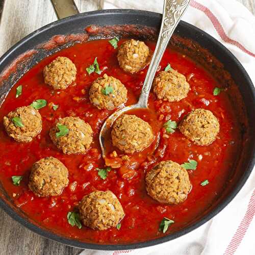 Easy Meaty Vegan TVP Meatballs