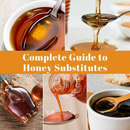 Guide to Honey Substitutes (Top10, Homemade, Vegan Honey Brands) - My Pure Plants