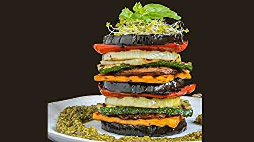 Elevate Your Easter Brunch with a Grilled Vegetable Napoleon