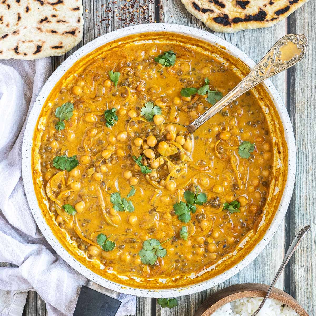 Lentil Chickpea Curry