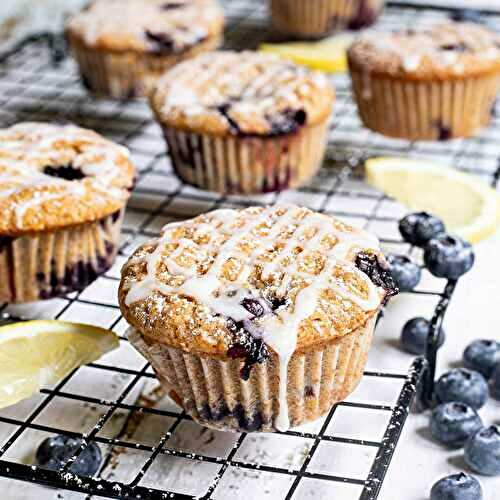 Vegan Blueberry Lemon Muffins