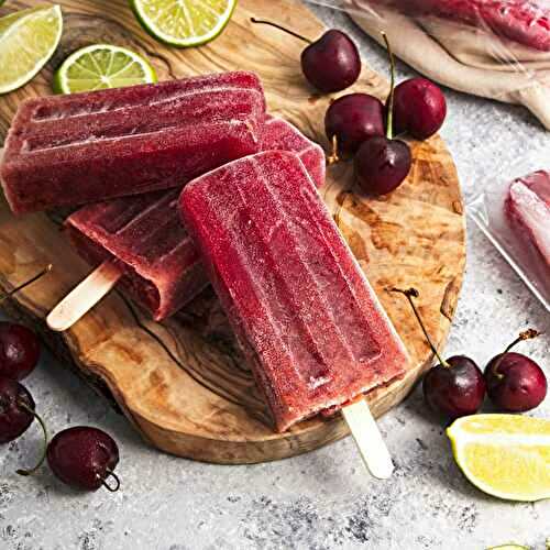 Cherry Popsicles
