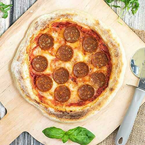 Vegan Pepperoni Pizza