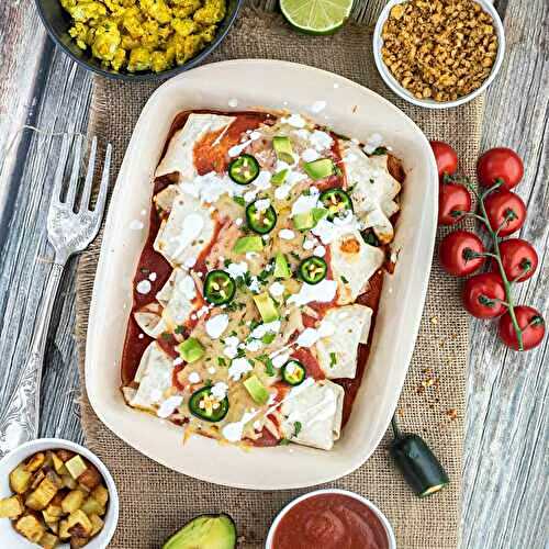 Vegan Breakfast Enchiladas