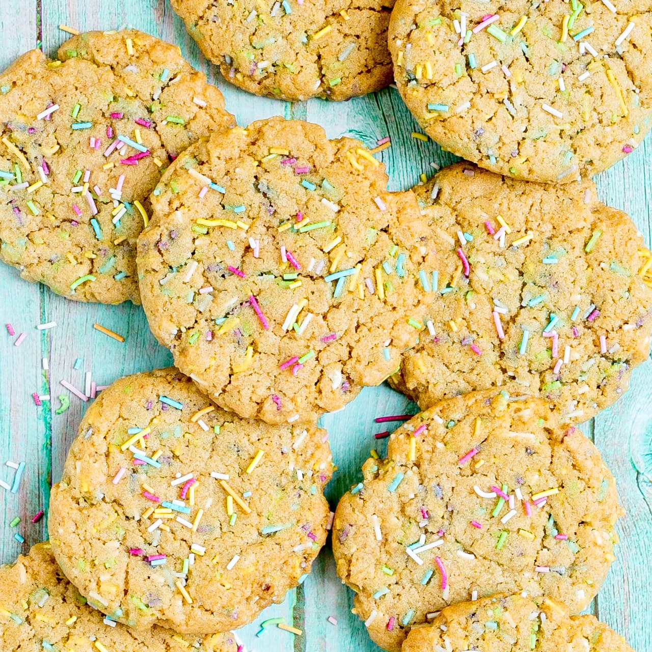 Vegan Funfetti Cookies