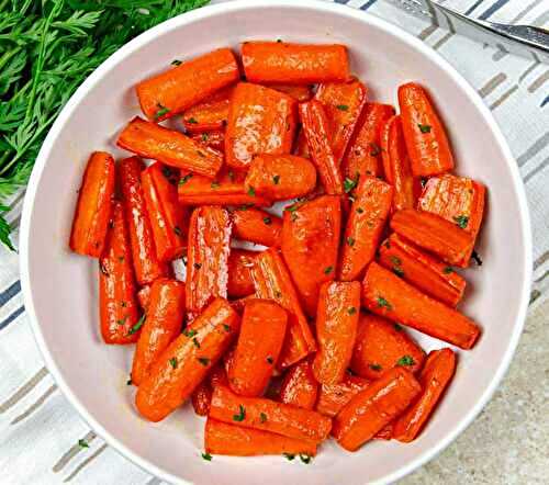 Air Fryer Carrots with Irresistible Honey Brown Sugar Glaze