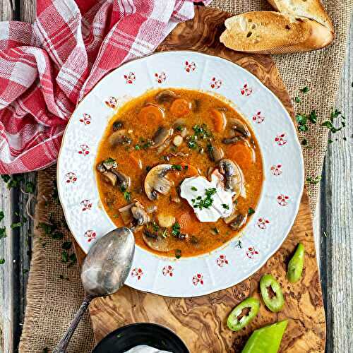 Hungarian Mushroom Soup