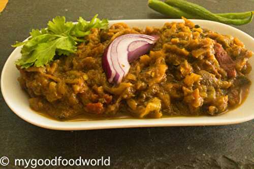 Baingan Bhartha (Chargrilled eggplant curry)