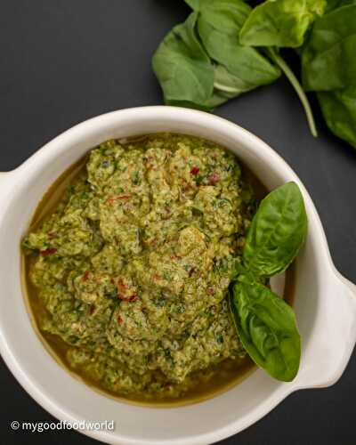 Vegan Pesto without Nutritional Yeast – Easy Recipe