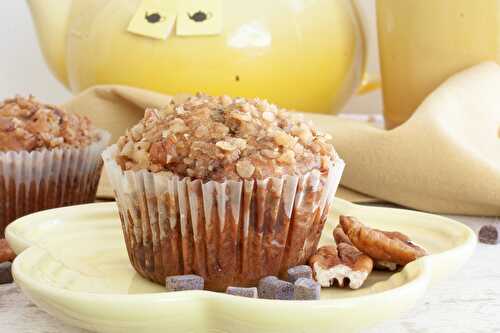 Easy Pecan and banana muffins