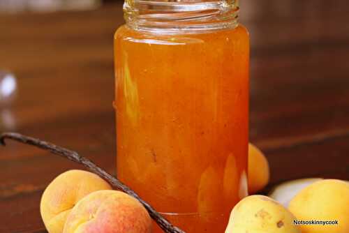 Apricot and vanilla jam -