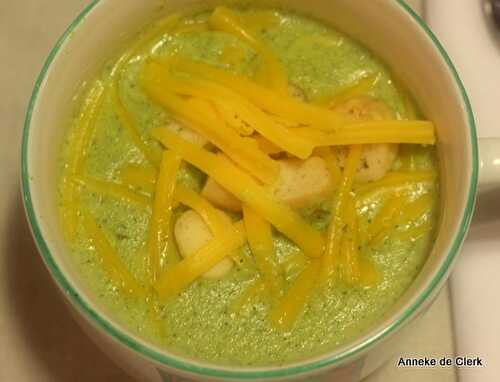 Broccoli and Cheese Soup  -