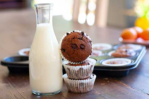 Quick and Easy Chocolate chip muffins -