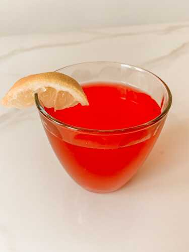 Cranberry, Orange & Lemon with Honey Morning Cocktail 