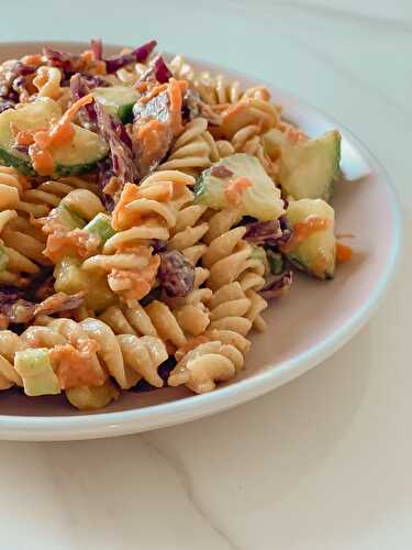Veggie Thai Pasta Salad