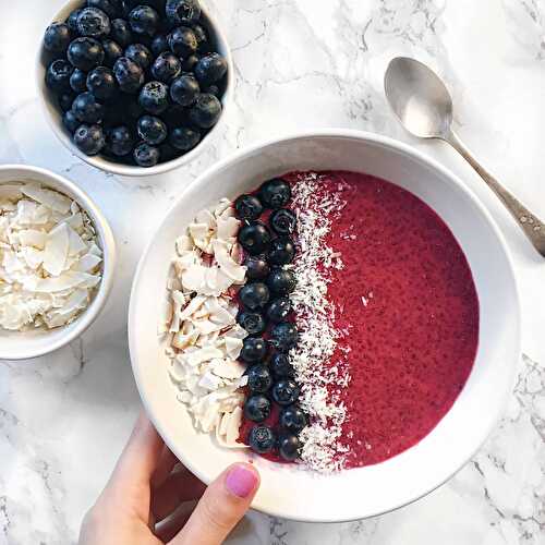 Delicious + Healthy Raspberry Chia Pudding - Nourish Your Glow