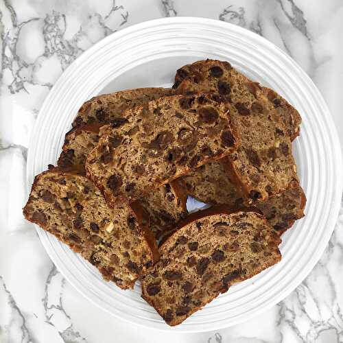 Easy and Simple Healthy Chai Tea Fruit Loaf - Nourish Your Glow