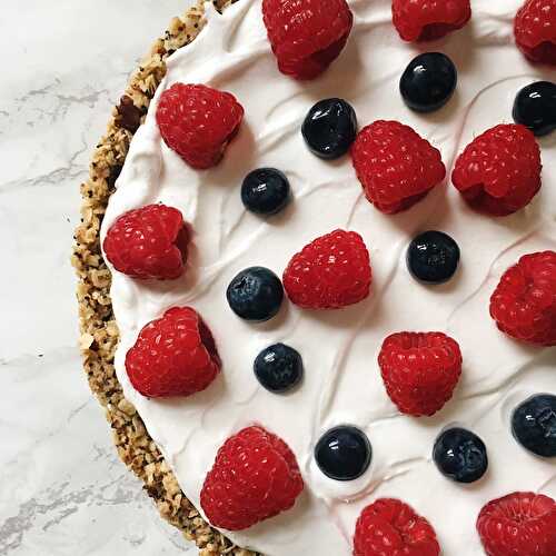 Easy + Healthy, Delicious Coconut and Fruit Tart - Nourish Your Glow