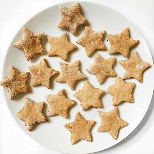Healthy Cinnamon Christmas Stars Biscuits | Vegan + Gluten Free