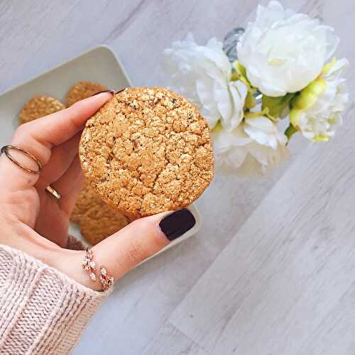 Healthy Ginger Raisin Vegan Biscuits - Nourish Your Glow