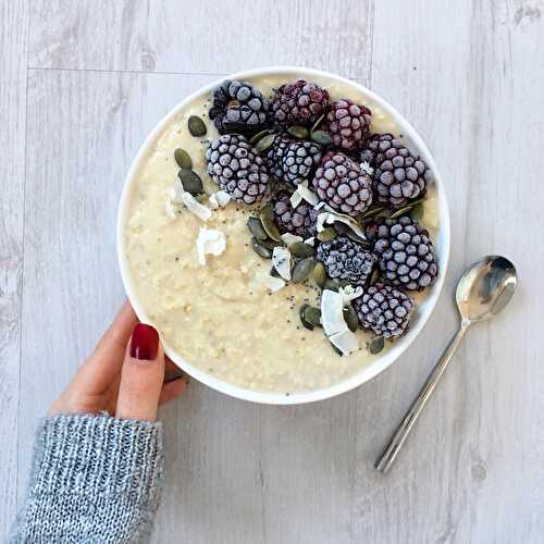 Warming and Comforting Spiced Winter Porridge - Nourish Your Glow