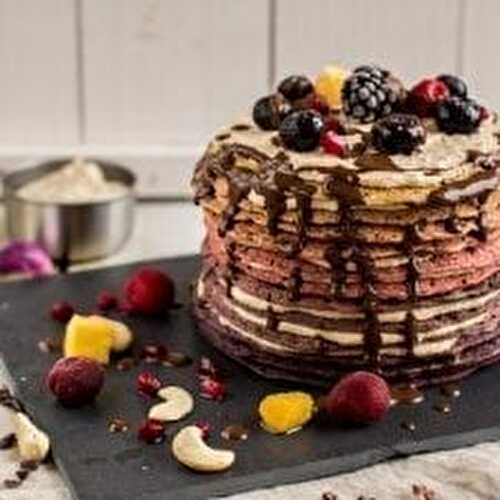 Blueberry-Beet Pancake Tart Recipe