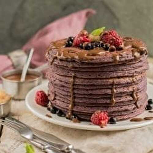 Blueberry-Beetroot Pancakes’ Recipe