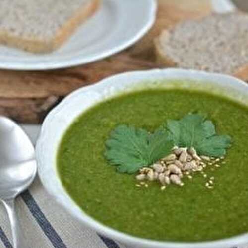 Broccoli-Spinach Soup, Green Food for St. Patrick’s Day