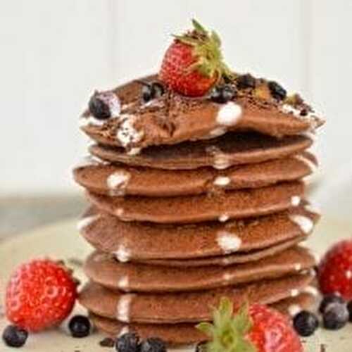 Carob-Buckwheat Pancakes