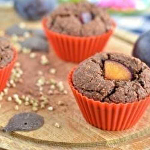 Chocolaty Plum Muffins Recipe
