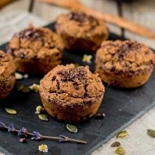Chocolaty Sweet Potato Muffins