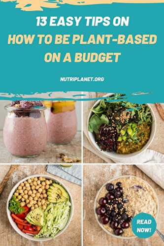 Consejos para el presupuesto de una dieta basada en plantas
