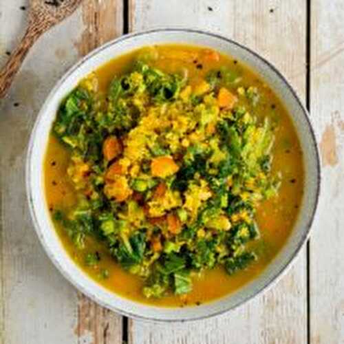 Curried Red Lentil Soup Recipe [Video]