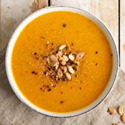 Hearty Pumpkin Soup Recipe with Lentils