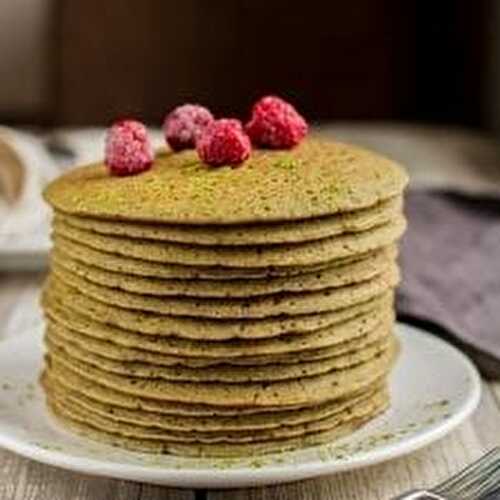 Matcha-Ginger Pancakes ' Recipe