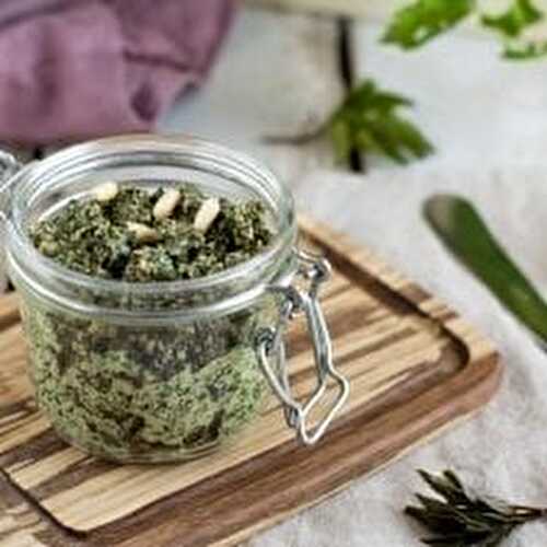 Oil-Free Ground Elder Pesto Recipe