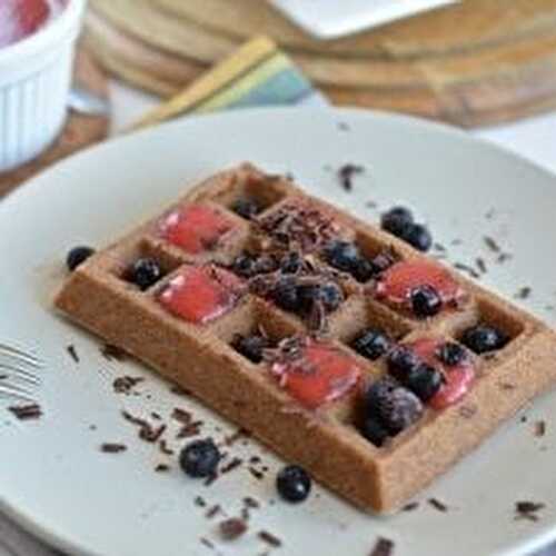 Plant-Based Oil-Free Oven Waffles