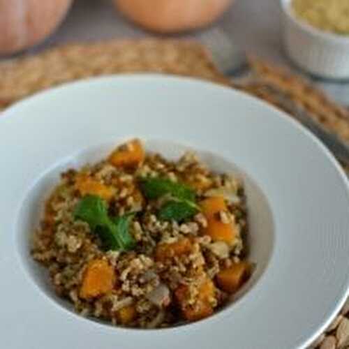 Pumpkin-Lentil Risotto Recipe
