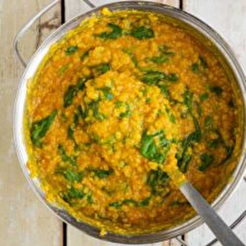 Red Lentil and Moong Dal Recipe with Pumpkin