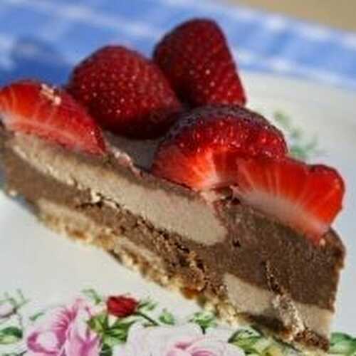 Strawberry Marble Cheese Cake