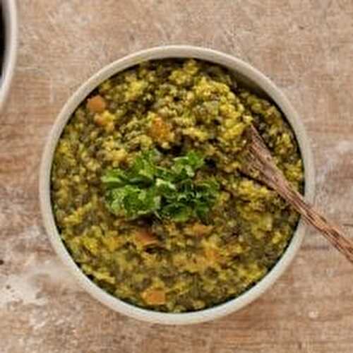 Vegan Dal Recipe with Millet and Lentils